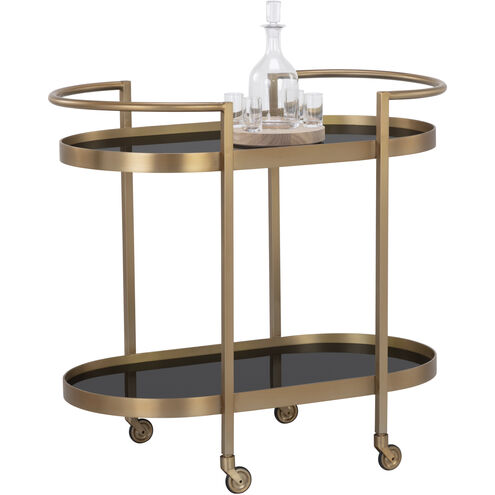Koen Black / Brass Bar Cart